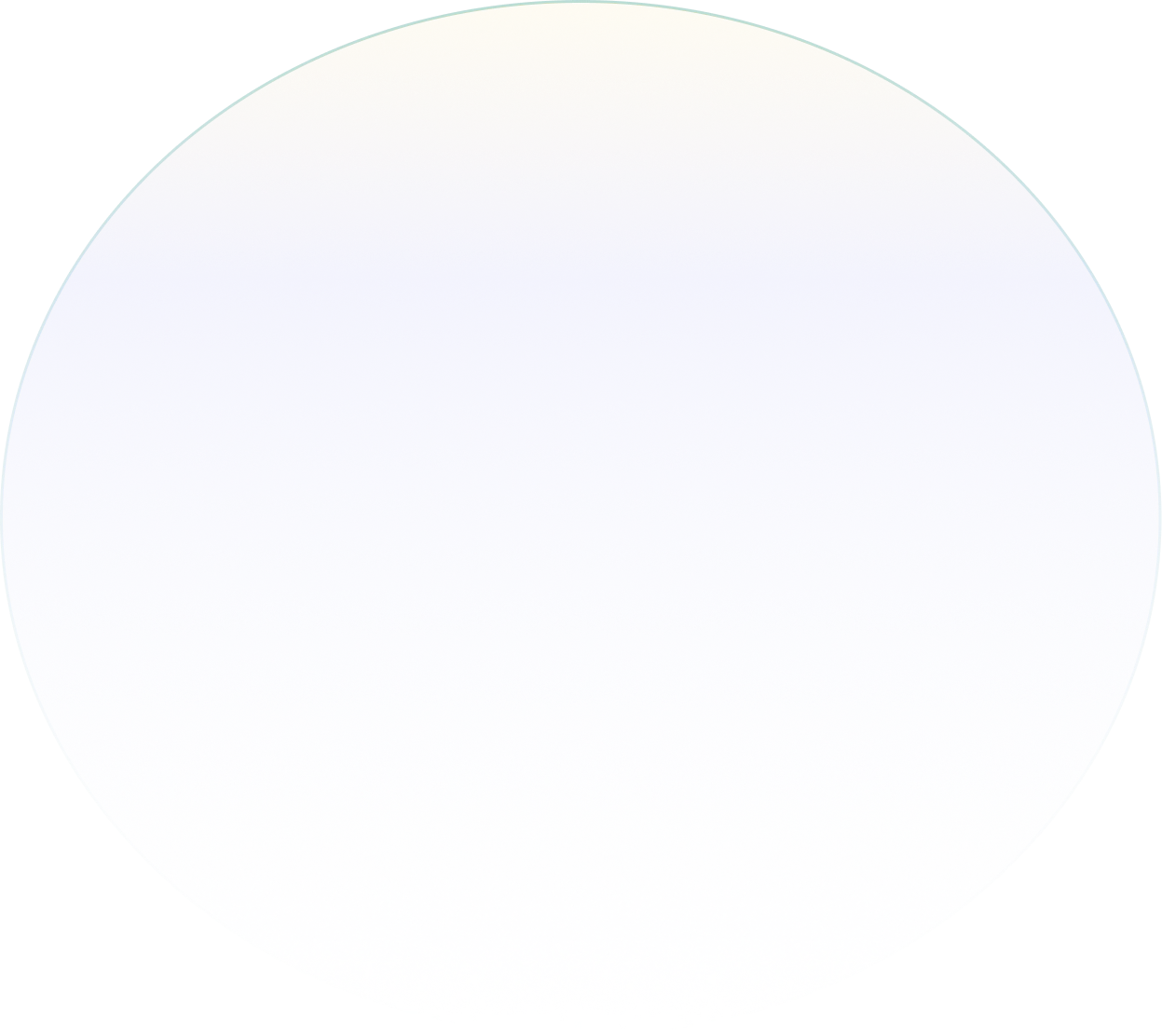 Background elipse for the hero section